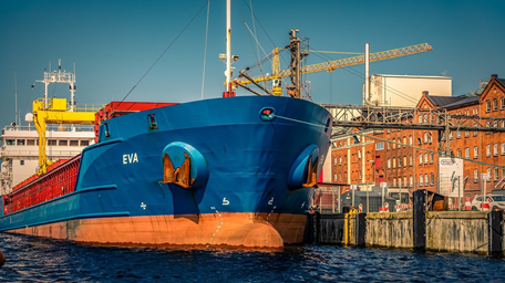 A vessel at port