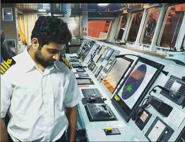 The chief engineer heads the engine department in merchant navy