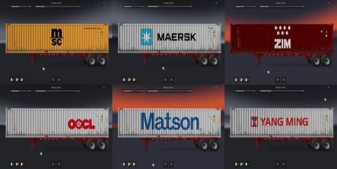 Some famous shipping companies