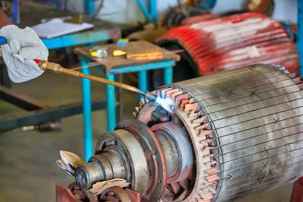 Jobs of ETO overhauling motors