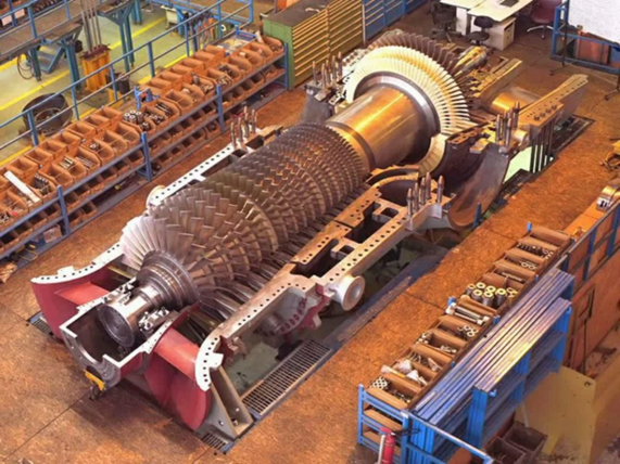 gas turbine for increasing or decreasing the flow of steam.