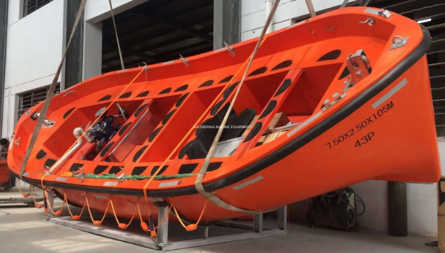 Open type lifeboat