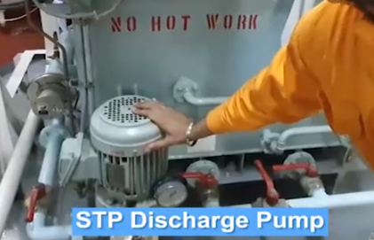 Sewage discharge pump