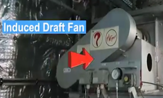 Induced draught fan in Incinerator 