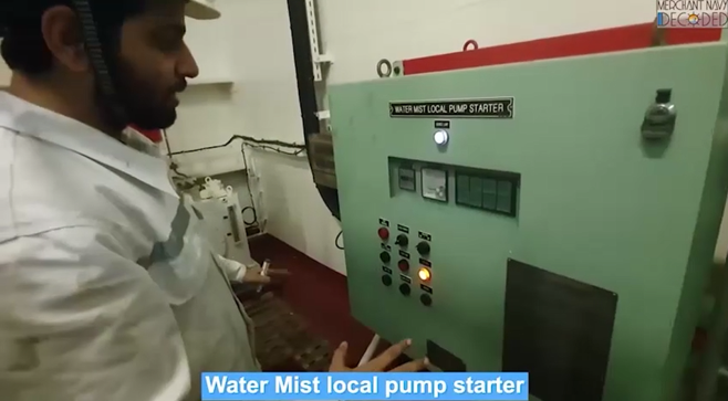 water mist local pump