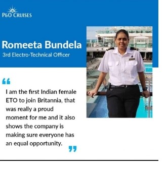 Rometa Bundela First Indian Female ETO