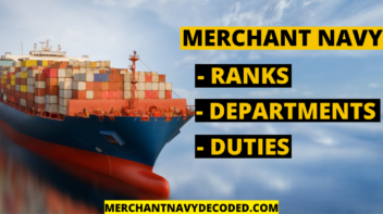 Merchant navy ranks departments and dutiess