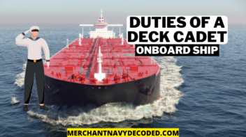 duties of a deck cadet