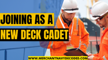 joining as a deck cadet