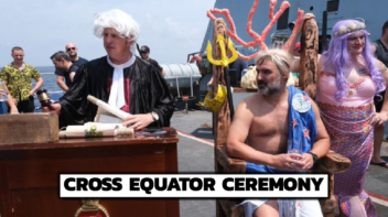 cross equator ceremony