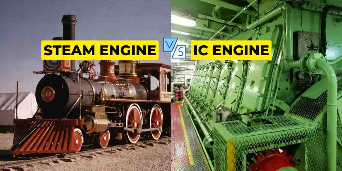 steam engine vs ic engine