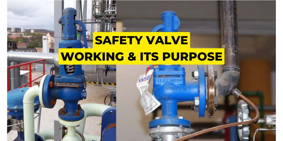 What is safety valve working and its purpose in ship s boiler