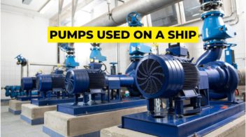 Pumps used on a ship