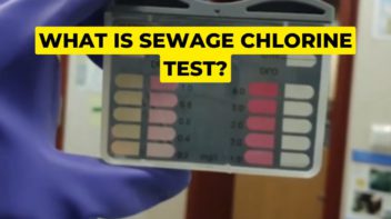 What is sewage chlorine test in ship?