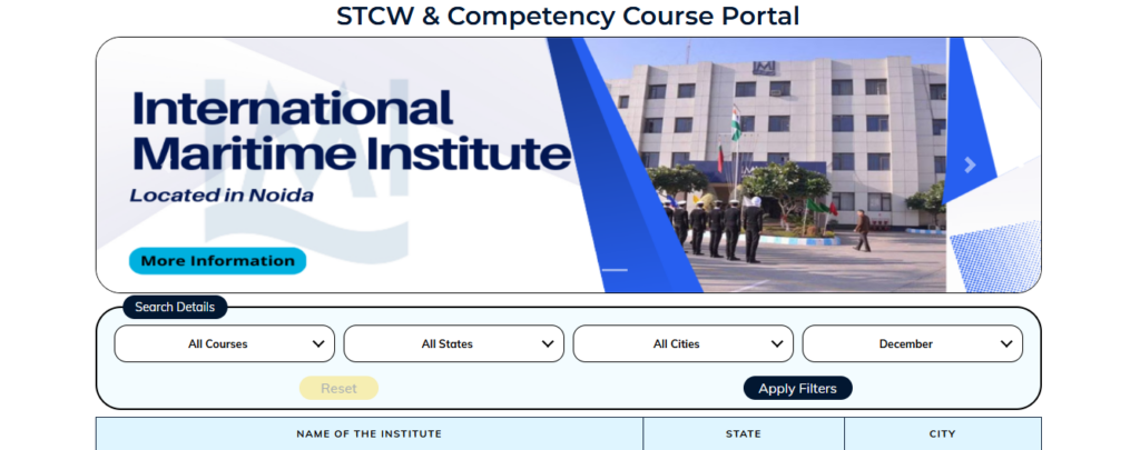 stcw course finder
