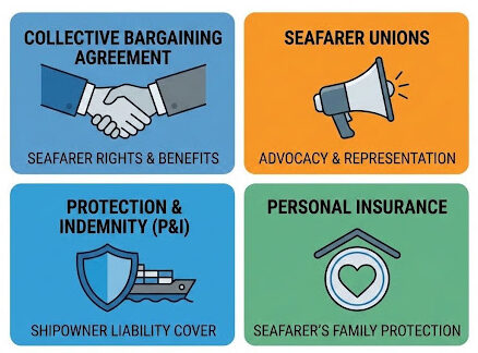 CBA, Union, P&I Club and Personal Insurance