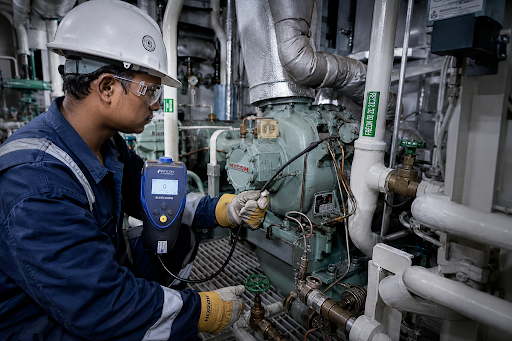 Refrigerant Gas Leak Detection on Ship