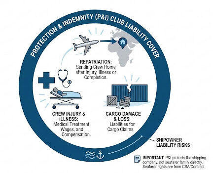 Crew Claims Covered by P&I Club