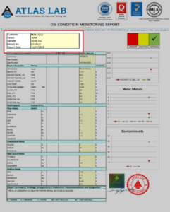 Lube Oil Analysis Report
