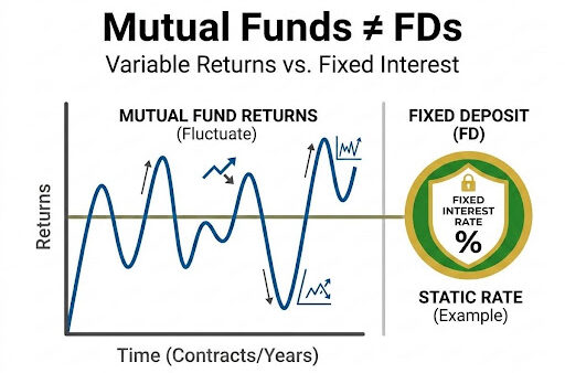 Mutual Funds Are Not Fixed Deposits
