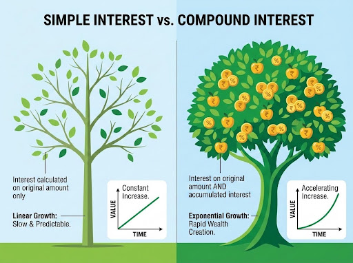 Simple Interest vs Compound Interest