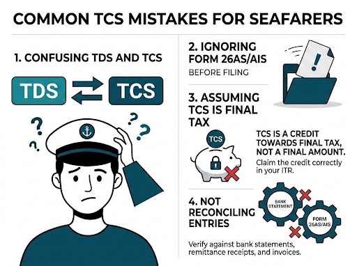 Common TCS Mistakes Seafarers Make During ITR Filing