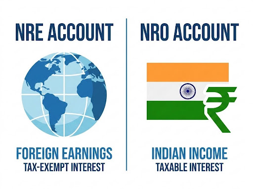Difference Between NRE and NRO Accounts