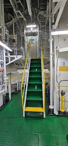 Emergency Exit on a Ship