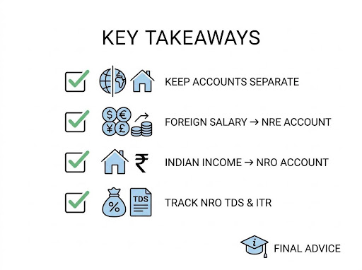 Final Advice on NRE vs NRO Accounts