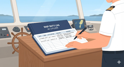 Ship’s Logbook and Duty Records