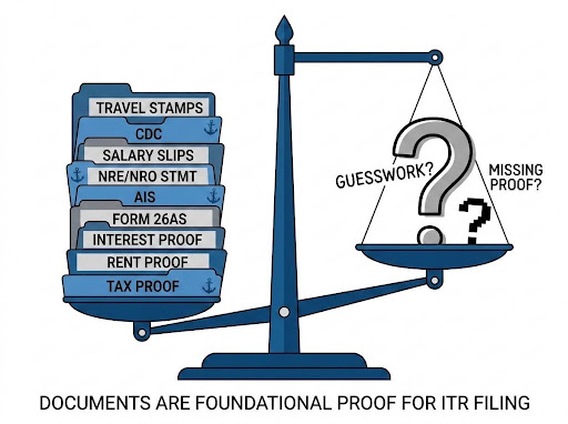 Why Documents Matter Before Filing ITR